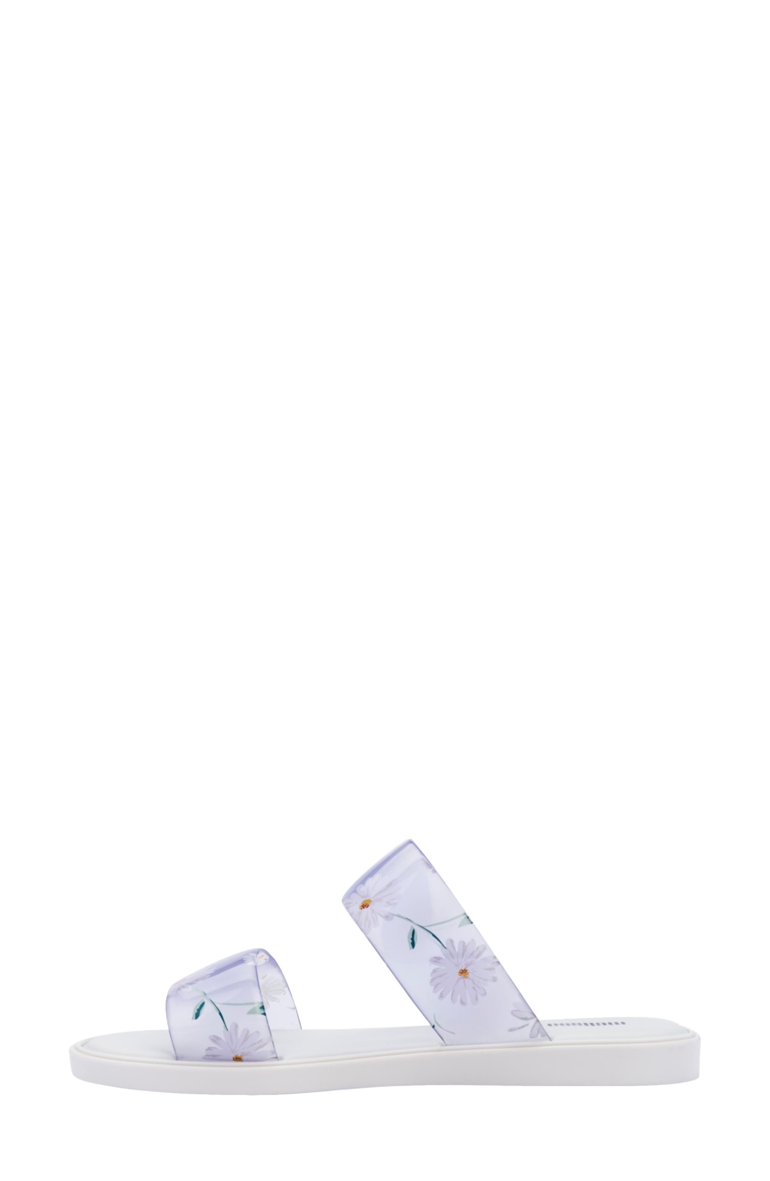 Bubble Slide Sandal, Alternate, color, WHITE/ CLEAR