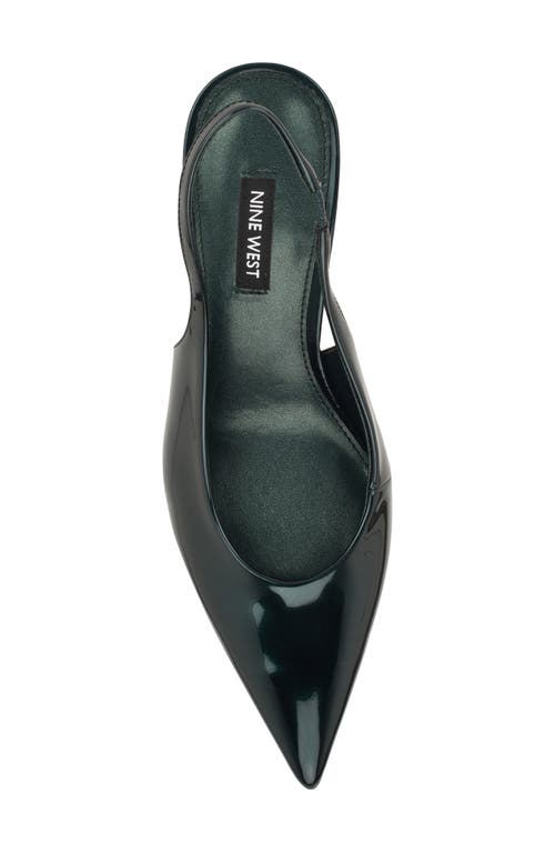 Nine West Palomma Slingback Pointed Toe Pump In Blue
