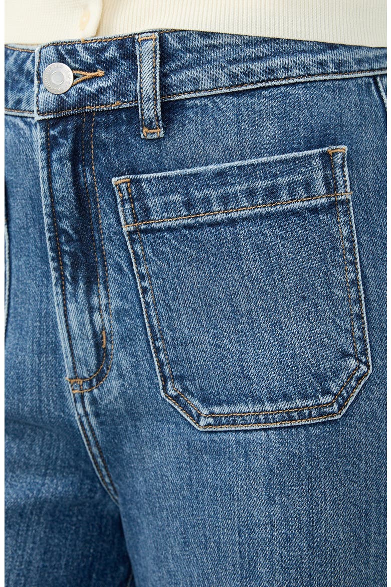 Ankle Wide Leg Jeans, Alternate, color, INDIGO
