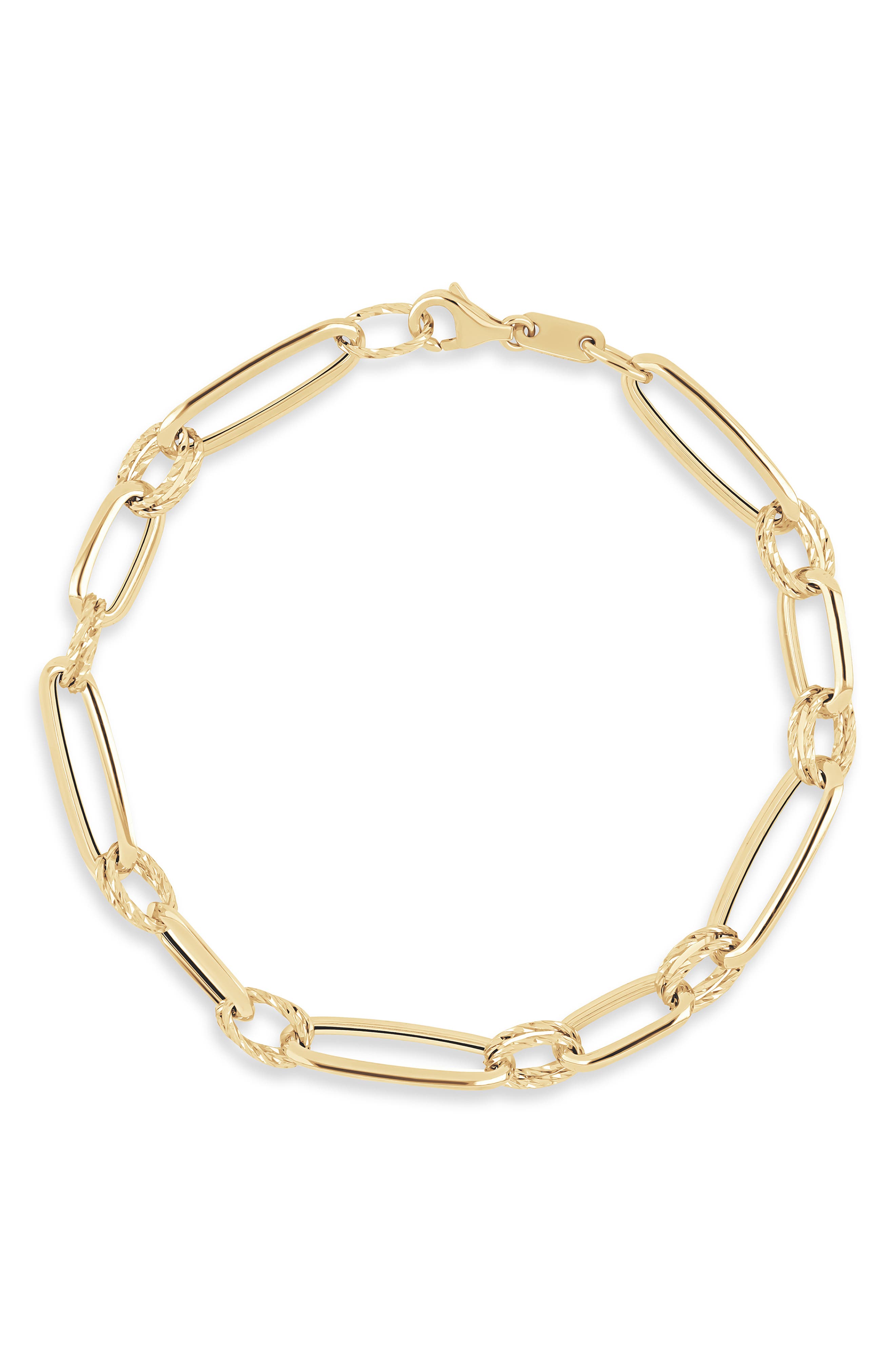 14k Gold Link Bracelet