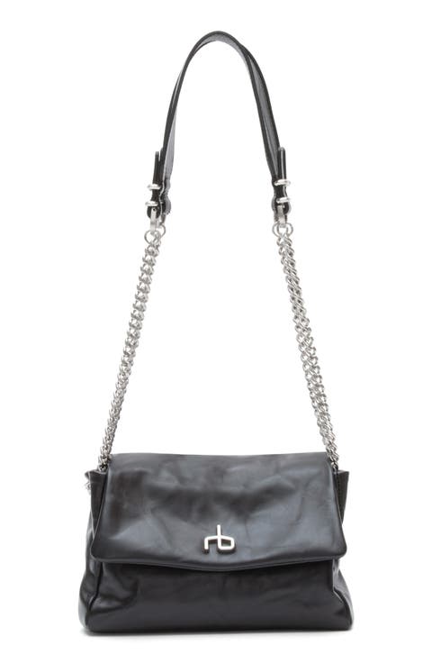 Small Chelsea Flap Leather Convertible Shoulder Bag