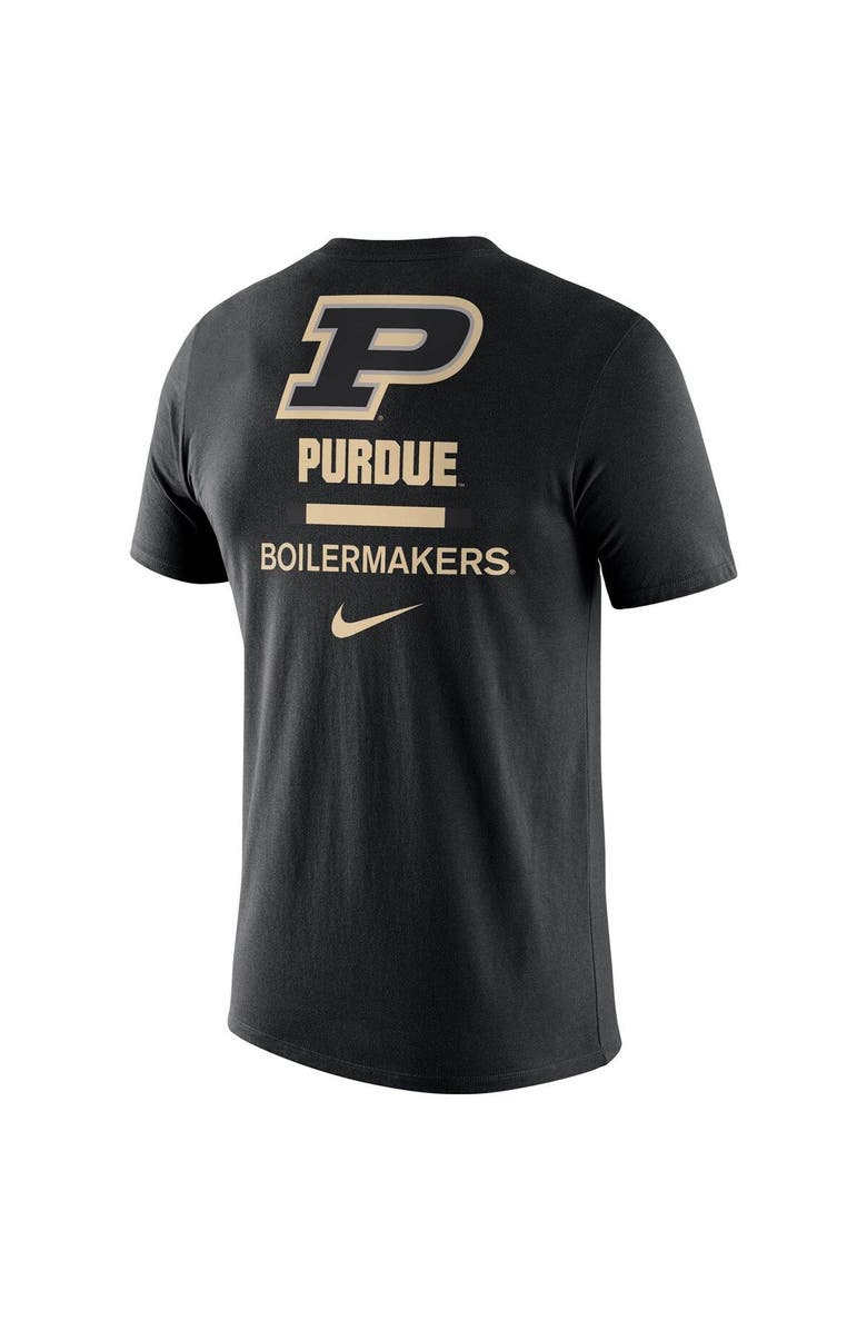 Nike Men's Nike Black Purdue Boilermakers DNA Logo Performance T-Shirt, Alternate, color,