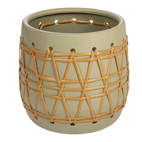 Planter with Woven Design
