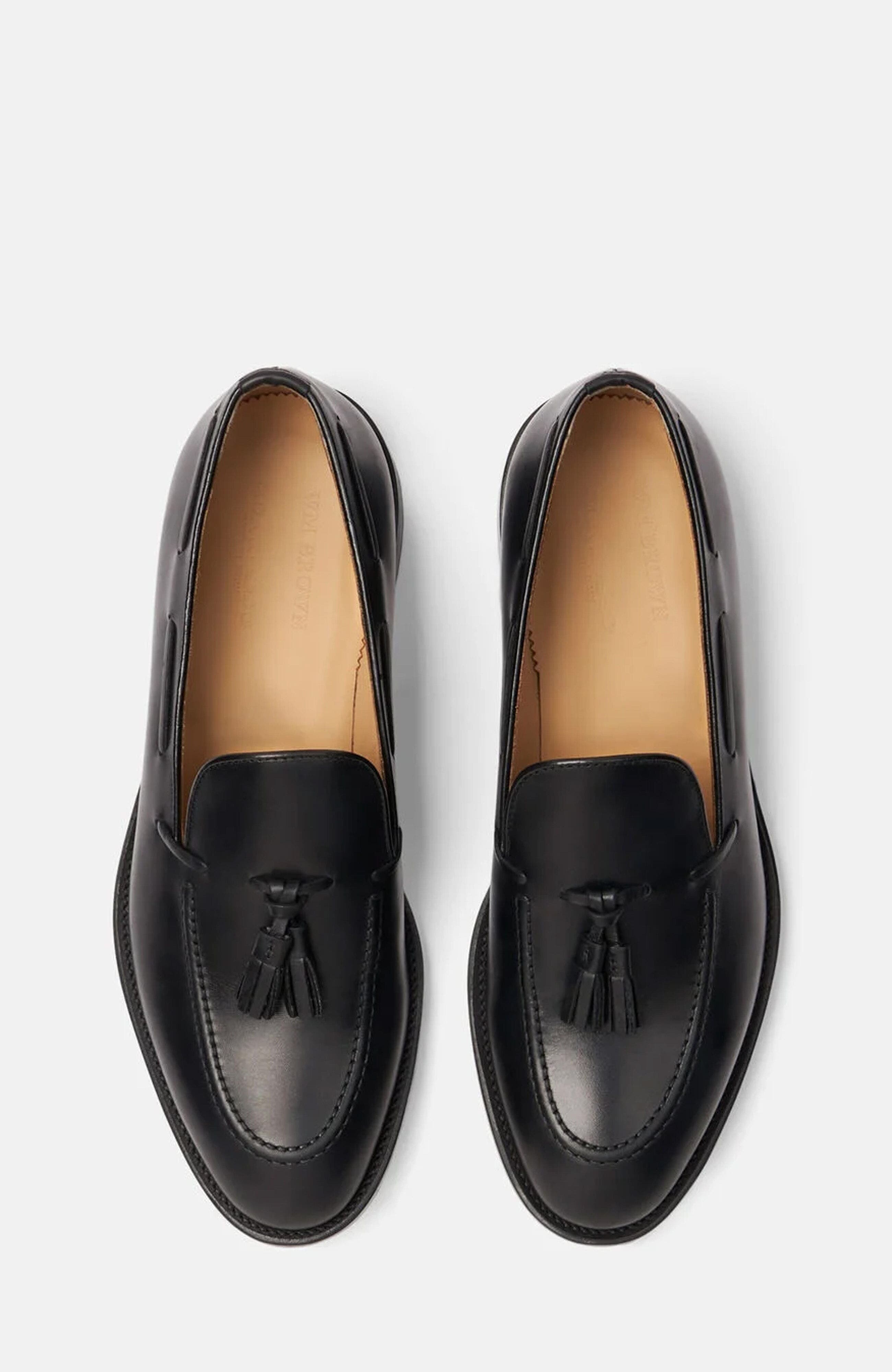 SCAROSSO William Loafers, Alternate, color, Black - Calf