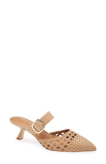 Nordstrom Rack Fawn Woven Mule In Brown