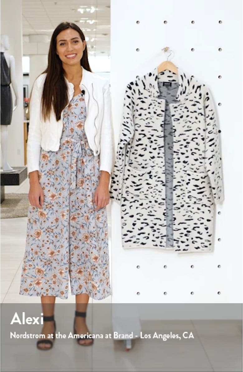 Leopard Print Faux Fur Coat, sales video thumbnail