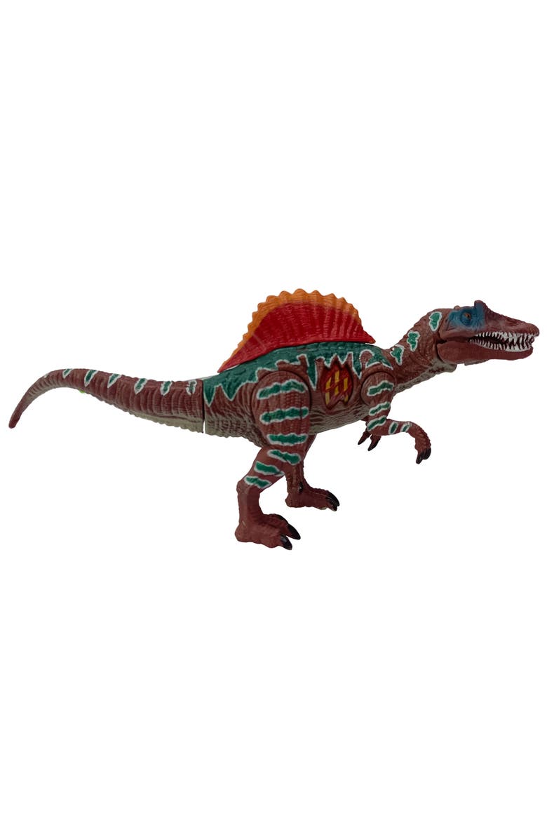 Dino Explorers Ar Dinosaur Xl and Brick Combo 10 Inch Spinosaurus Figure, Alternate, color, Multicolored