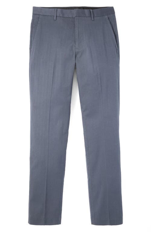 Bonobos Weekday Warrior Slim Fit Herringbone Dress Pants in Tuesday Dark Navy 