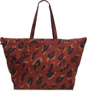 Madewell The Resourced Painted Leopard Weekend Bag