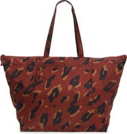 Madewell The Resourced Painted Leopard Weekend Bag