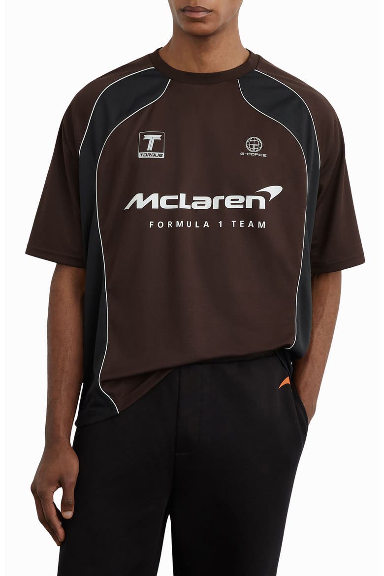 Dexor Graphic T-Shirt, Main, color, CHOCOLATE BROWN