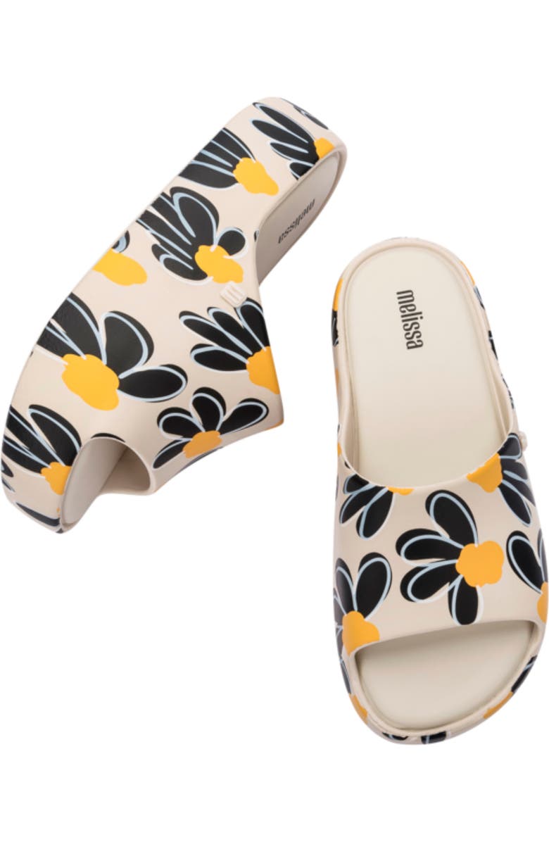 Melissa Platform Sandal, Alternate, color, Beige/ Black