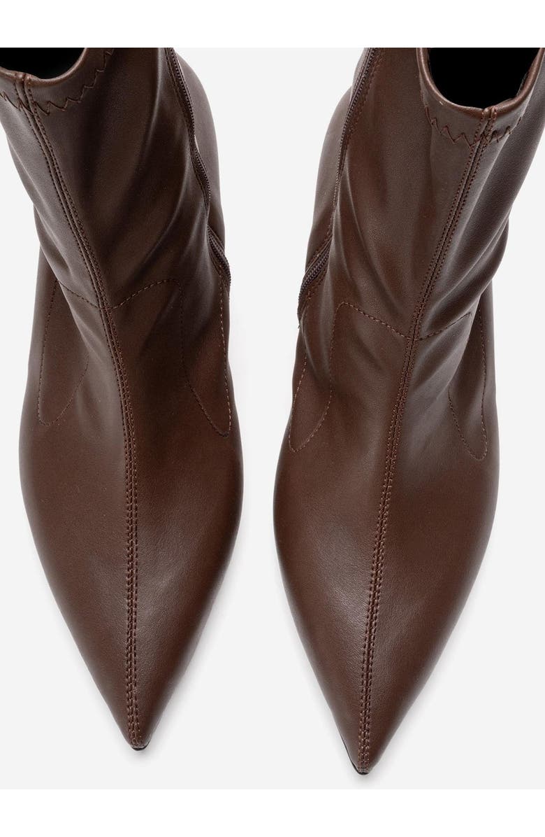 Prologue Shoes Rossano Stiletto Heel Boot, Alternate, color, Brown