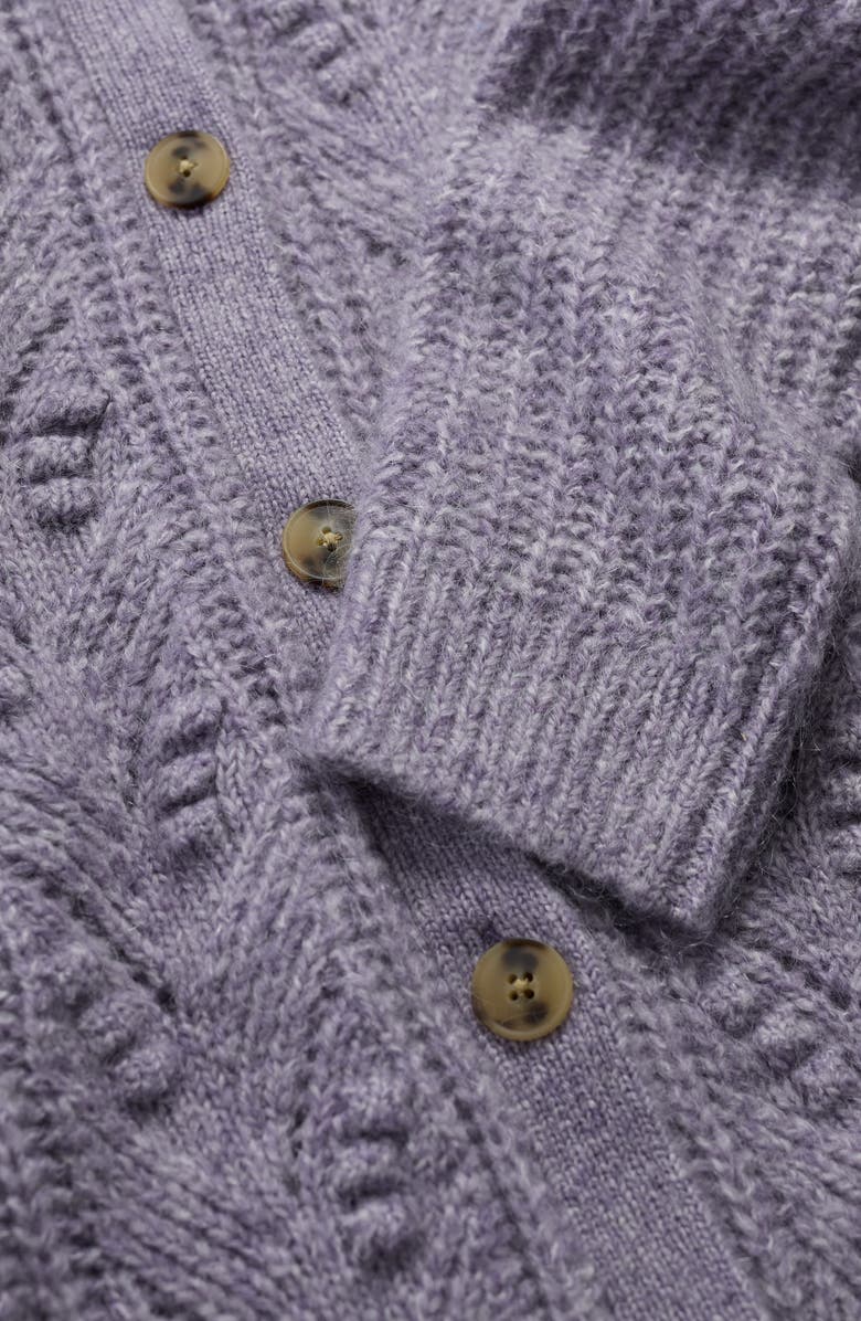 Seasalt Cornwall Sand Thistle Wool & Mohair Blend Cardigan, Alternate, color, 