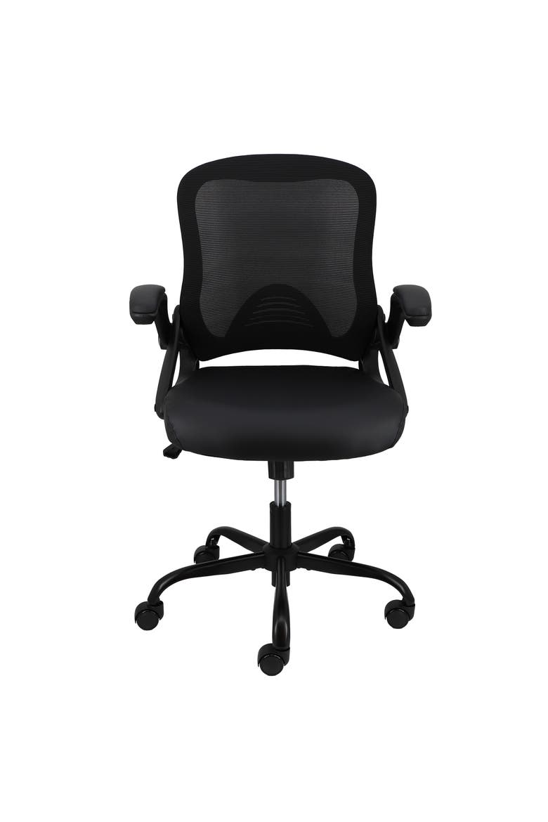 Mid Back Adjustable Office Chair, Alternate, color, Black