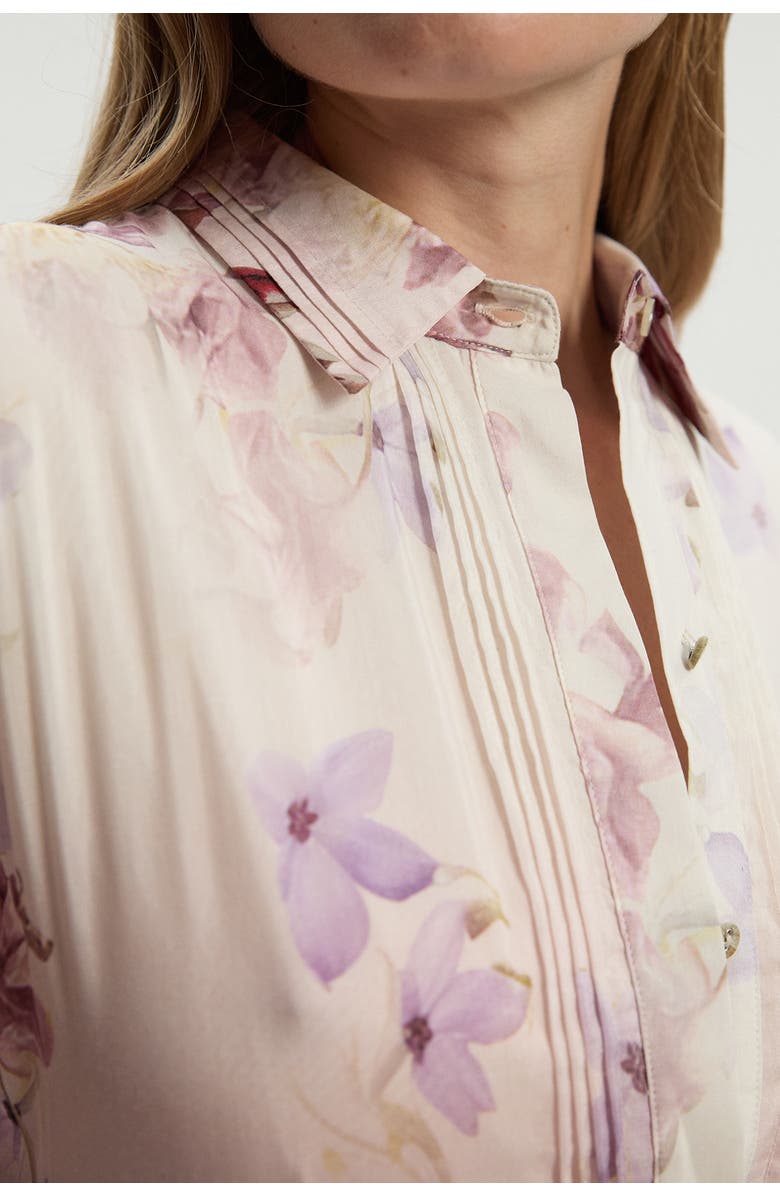 Karen Millen Floral Long Sleeve Woven Maxi Dress, Alternate, color, Floral