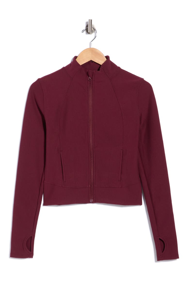 Chill Tech Rib Performance Jacket, Main, color, WINDSOR WINE