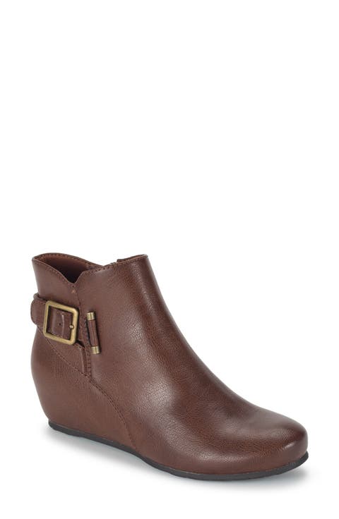 Serena Faux Leather Bootie (Women)