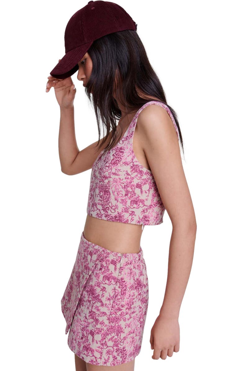 maje Layered shorts, Alternate, color, 