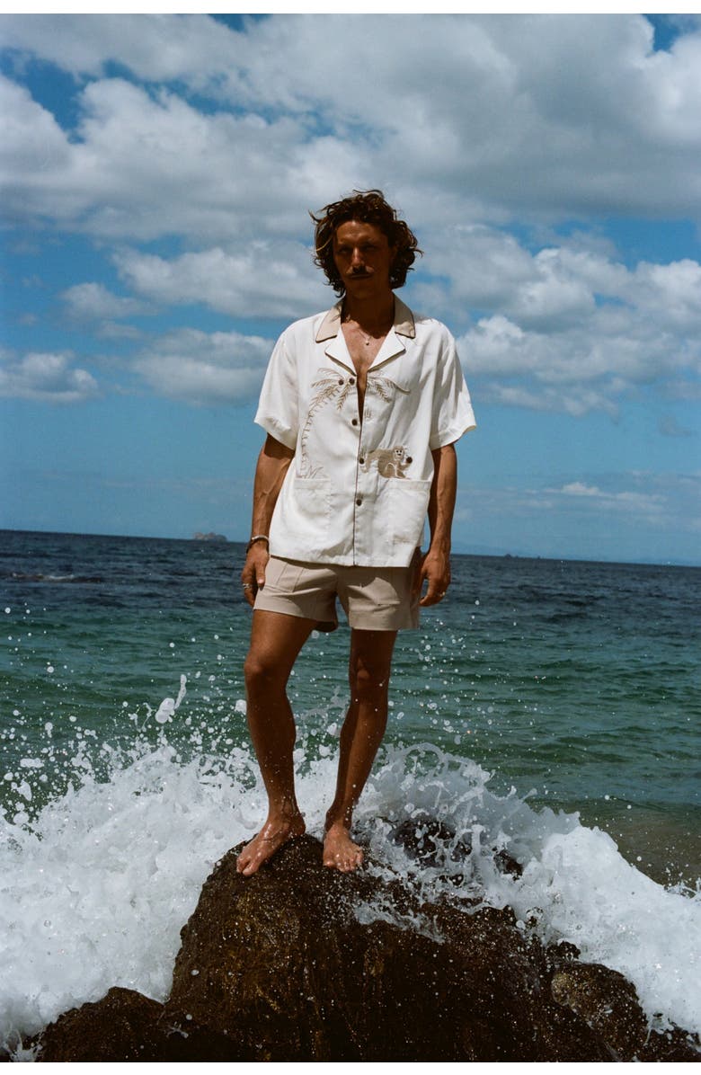 Tombolo Monkey Business, Alternate, color, Vanilla