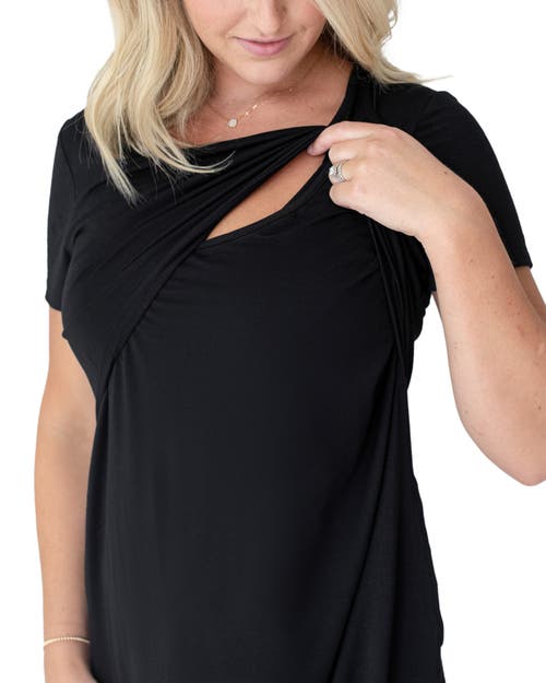 Kindred Bravely Eleanora Maternity & Nursing Dress In Black