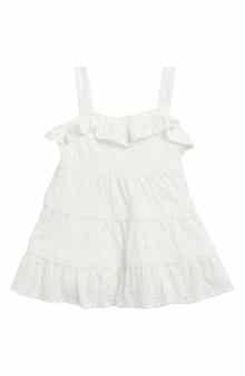 Eyelet Tiered Dress