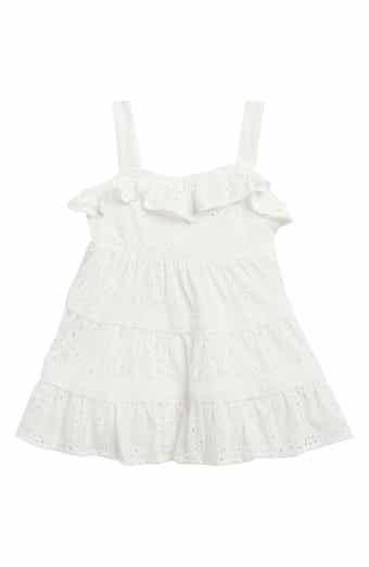 Nicole Miller Eyelet Tiered Dress