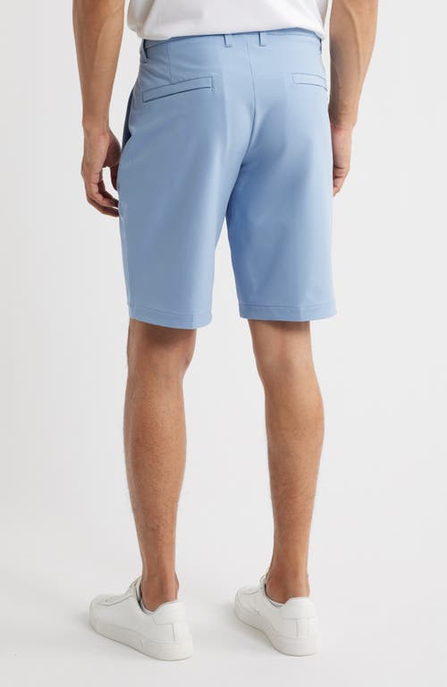 Hugo Boss Boss Commuter Slim Fit Shorts In Open Blue