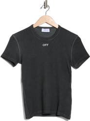 Off Stamp Basic Rib T-Shirt