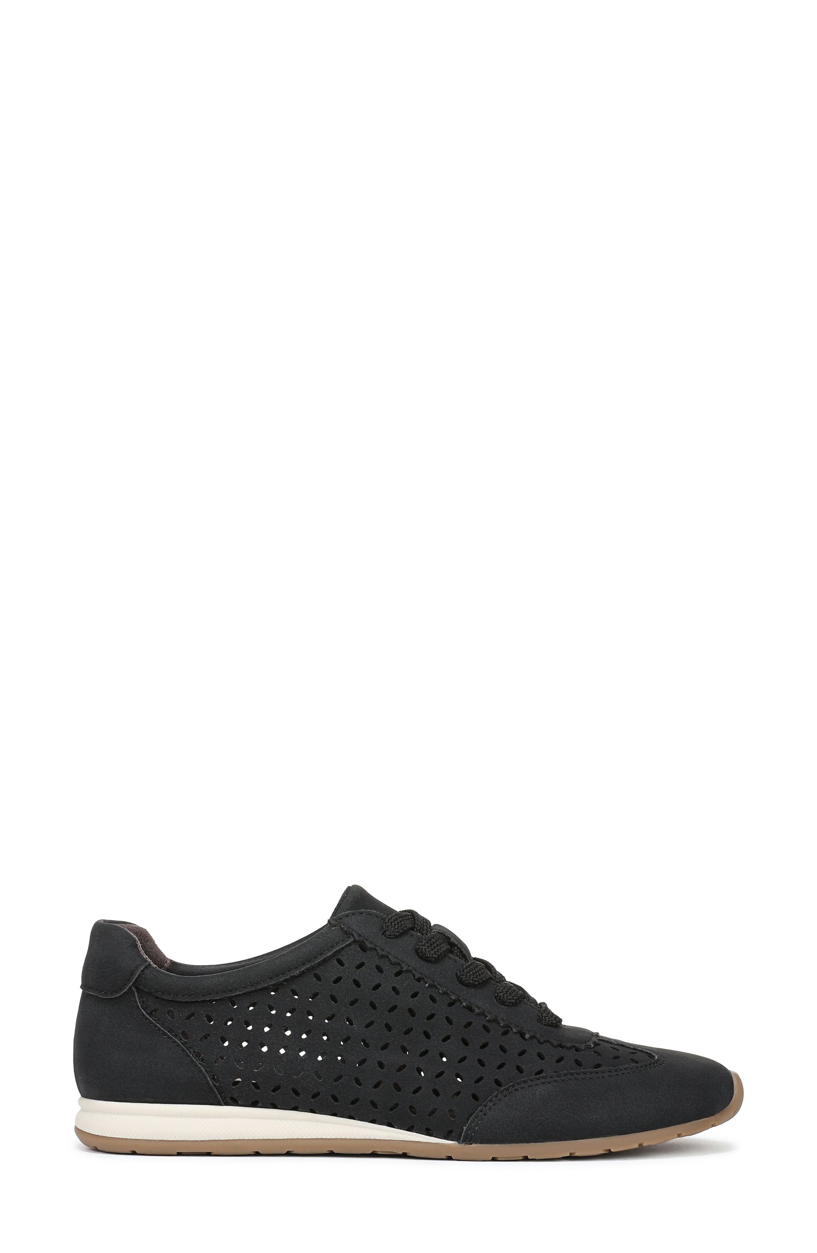 LifeStride Forsythia Cutout Sneaker, Alternate, color, Black