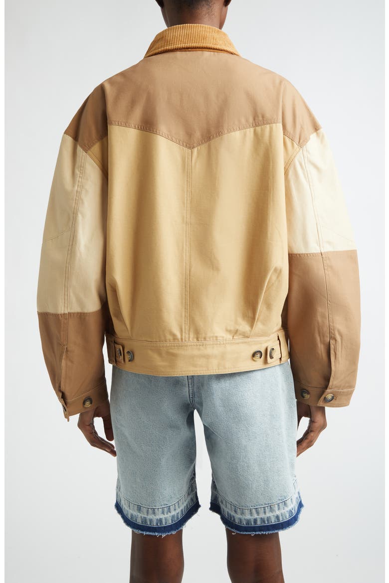 Risla Cotton Canvas Utility Jacket, Alternate, color, BEIGE