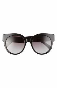 Longchamp 53mm Gradient Round Sunglasses