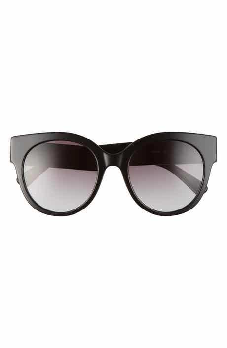 Longchamp 53mm Gradient Round Sunglasses