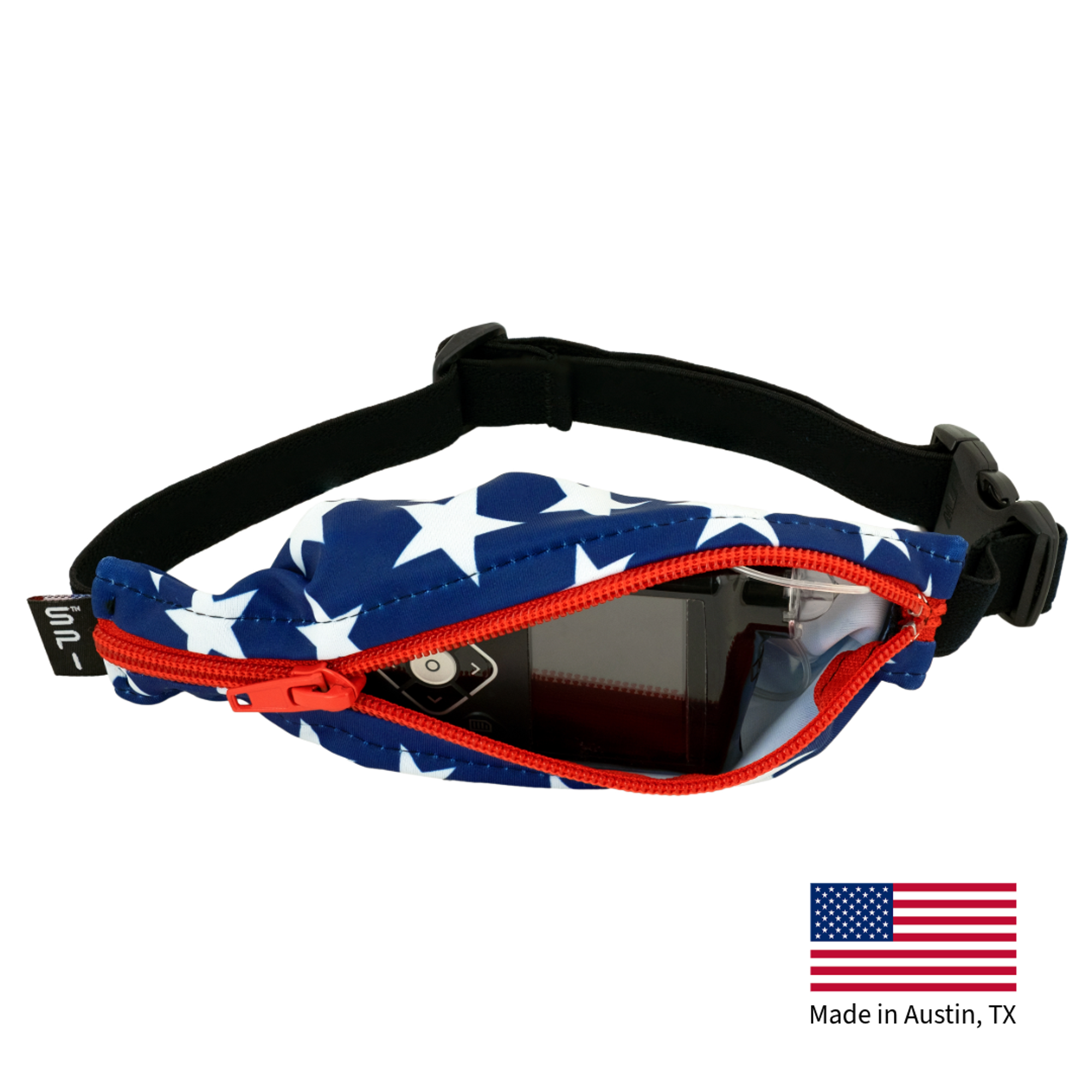 Children's Running Belt, Main, color, Blue/Red