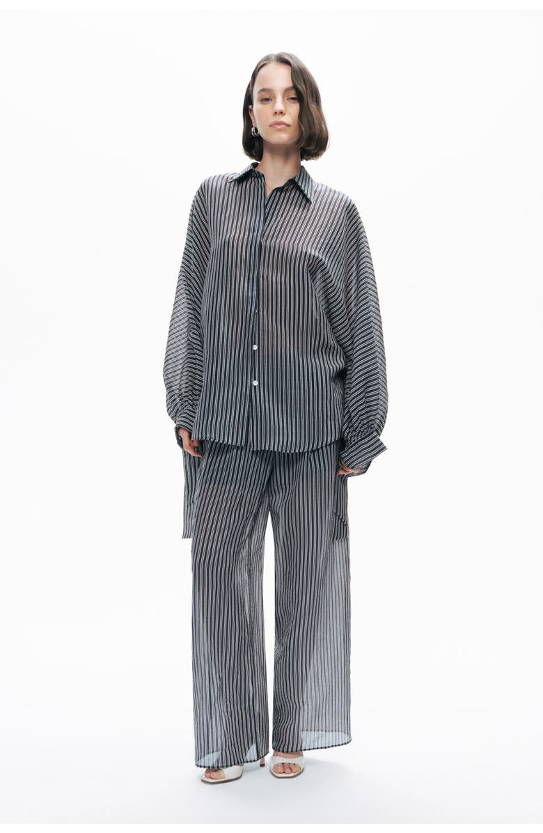 Nocturne Shirt with Tie Sleeve Detail, Alternate, color, 