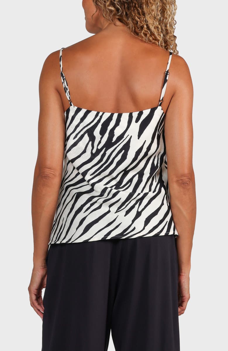 matty m. Julia Camisole, Alternate, color, Ivory/ Black