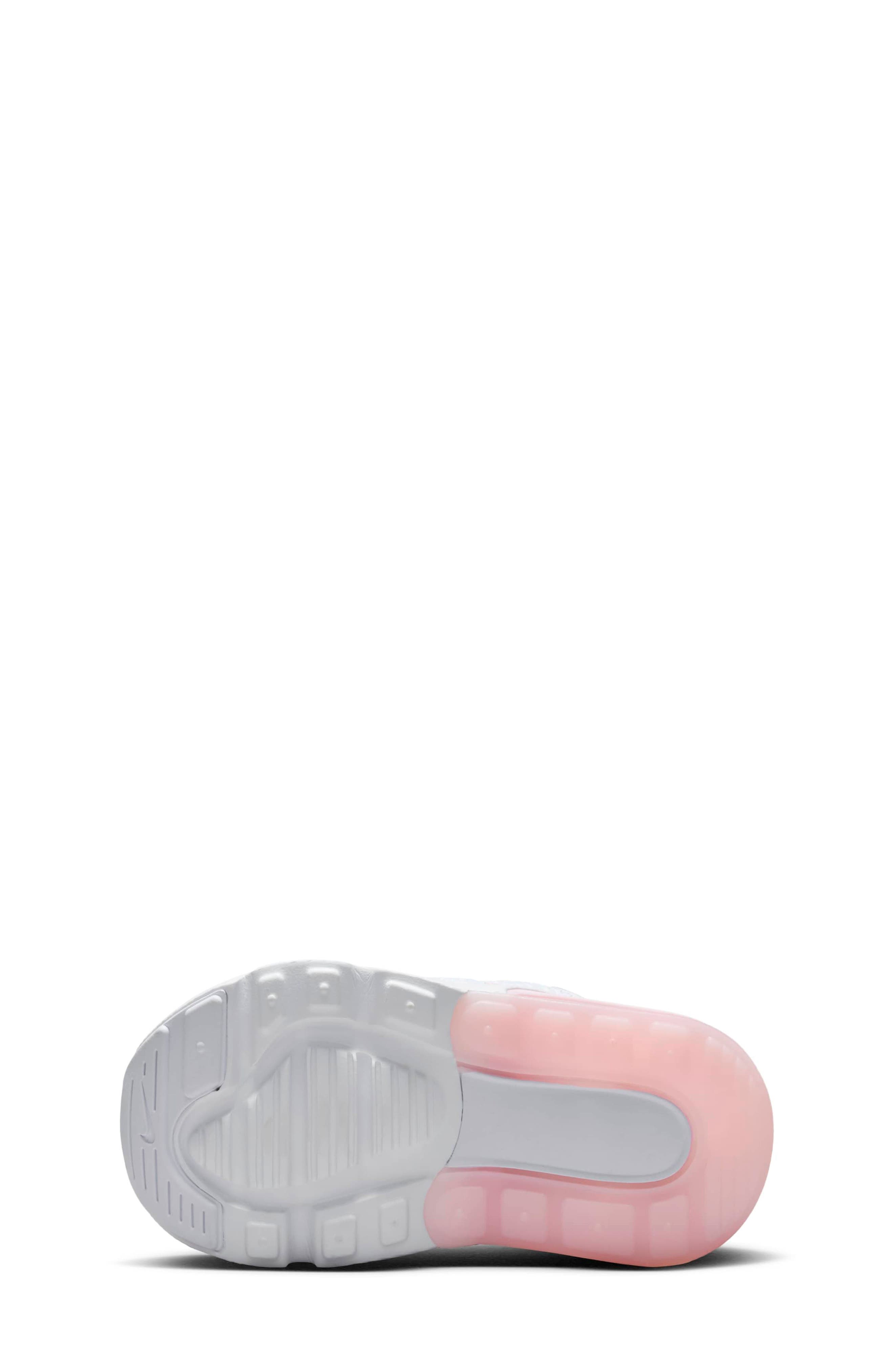 Nike Kids' Air Max 270 Sneaker, Alternate, color, 122 White/Light Smoke Grey