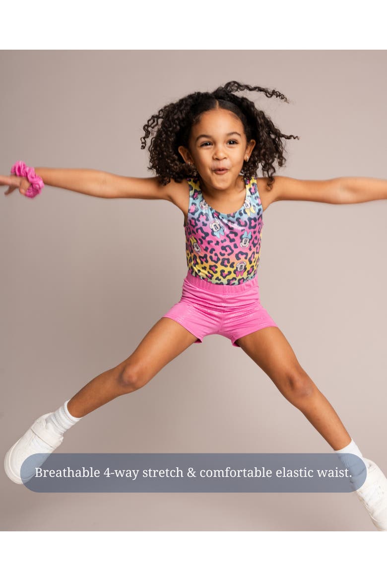 Minnie Mouse Gymnastics Leotard and Shorts Set, Alternate, color, Pink Minnie Mouse