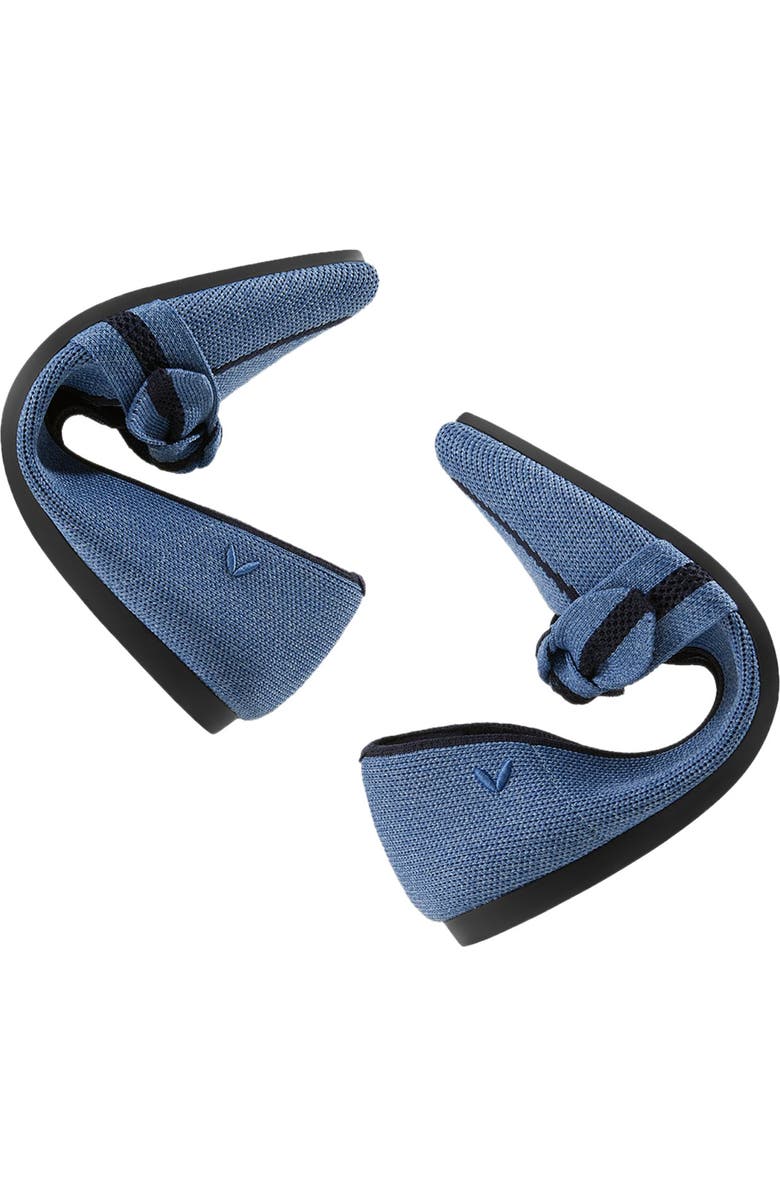 VIVAIA Pointed-Toe Bow Loafers, Alternate, color, Denim Navy