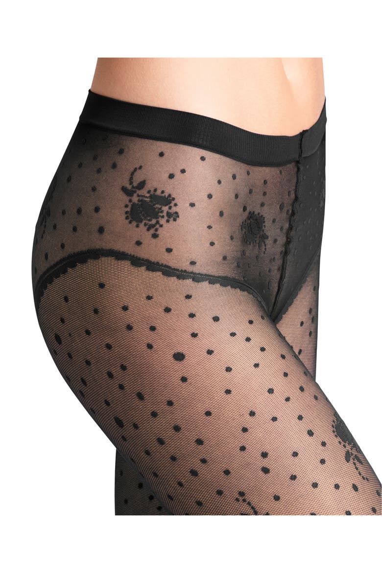 Sweet & Sheer 20 Denier Tights, Alternate, color, Black
