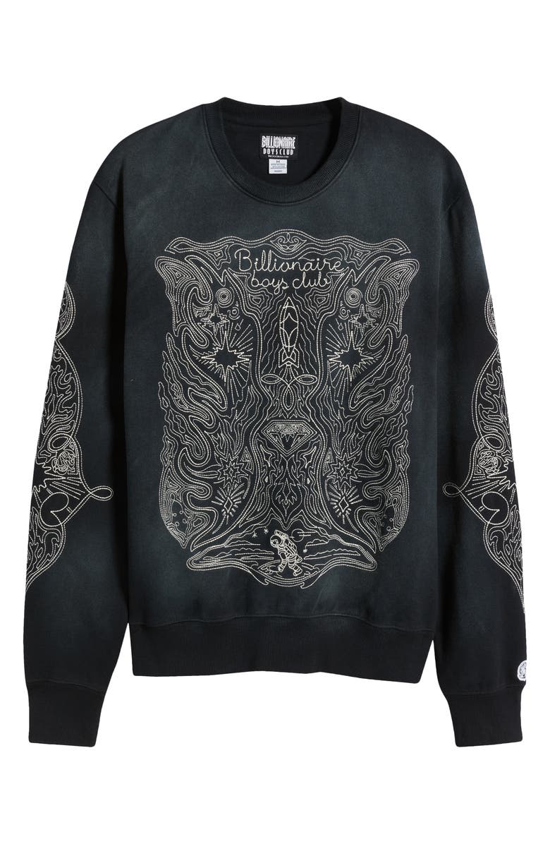 Billionaire Boys Club Shooting Star Embroidered Graphic Sweatshirt, Alternate, color, 