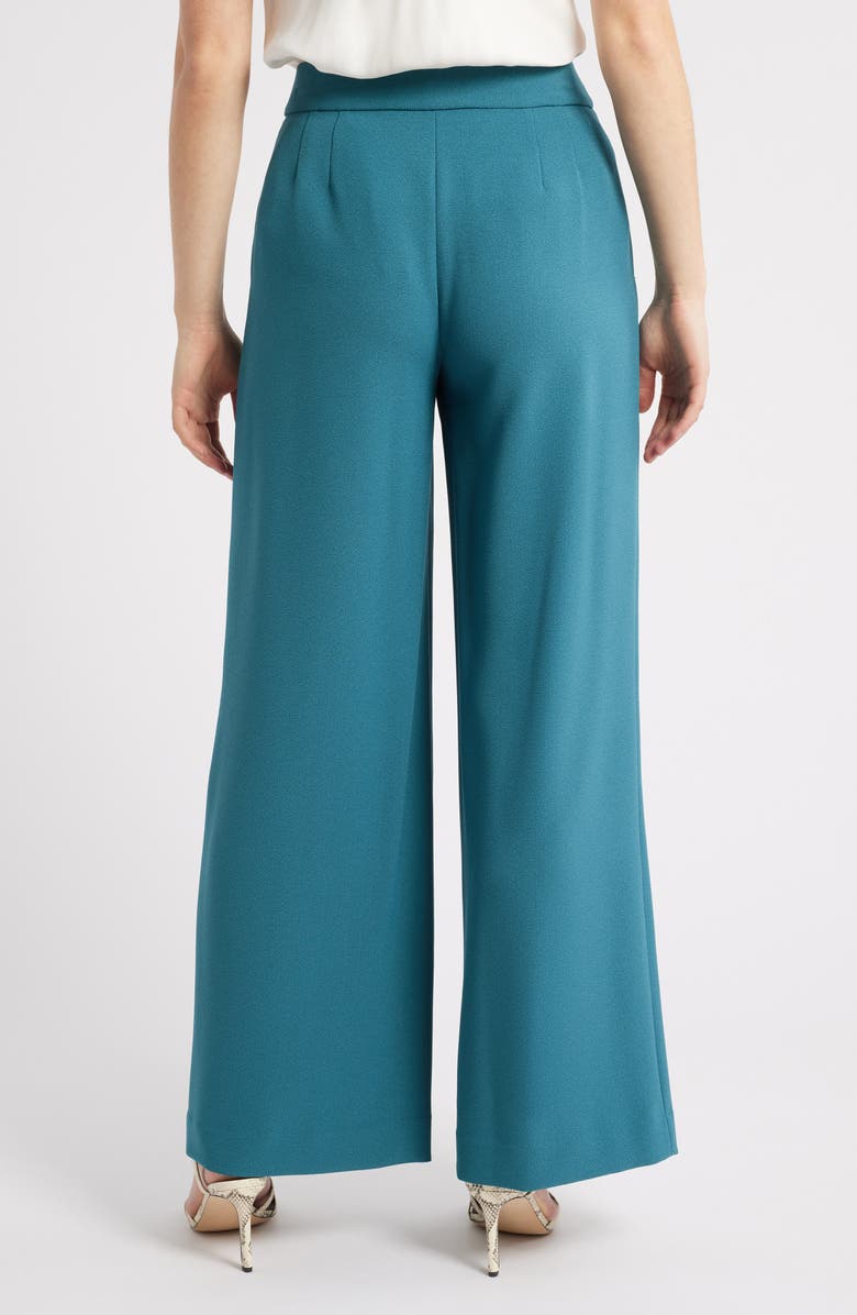 Tahari ASL Wide Leg Pants, Alternate, color, Eucalyptus