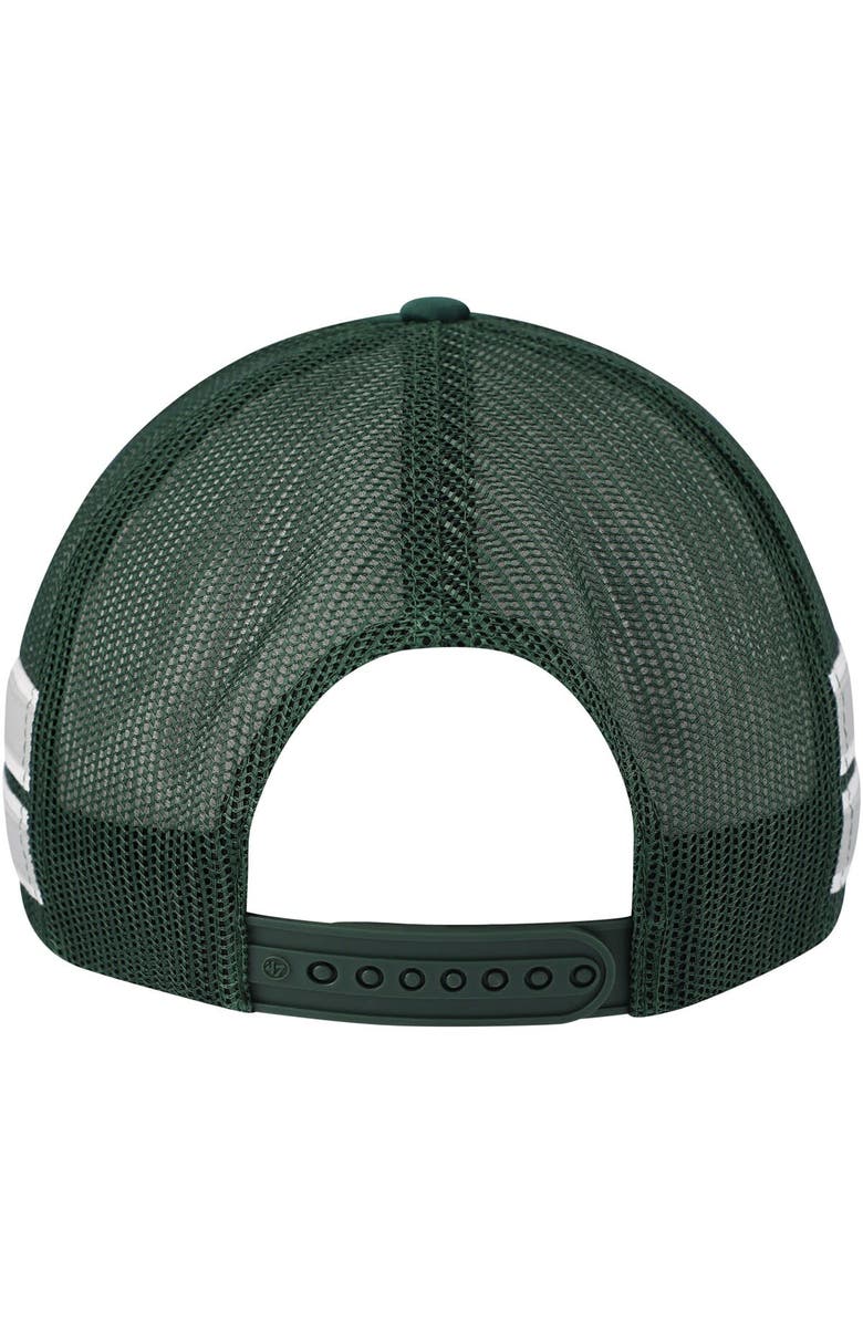 '47 Men's '47 Green Michigan State Spartans Sideband Trucker Adjustable Hat, Alternate, color, Green
