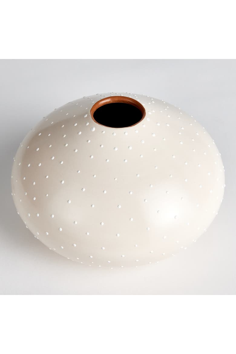Keyla Vase, Alternate, color, White