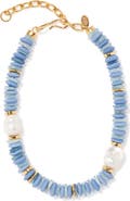 Lizzie Fortunato Umi Disc Bead Necklace