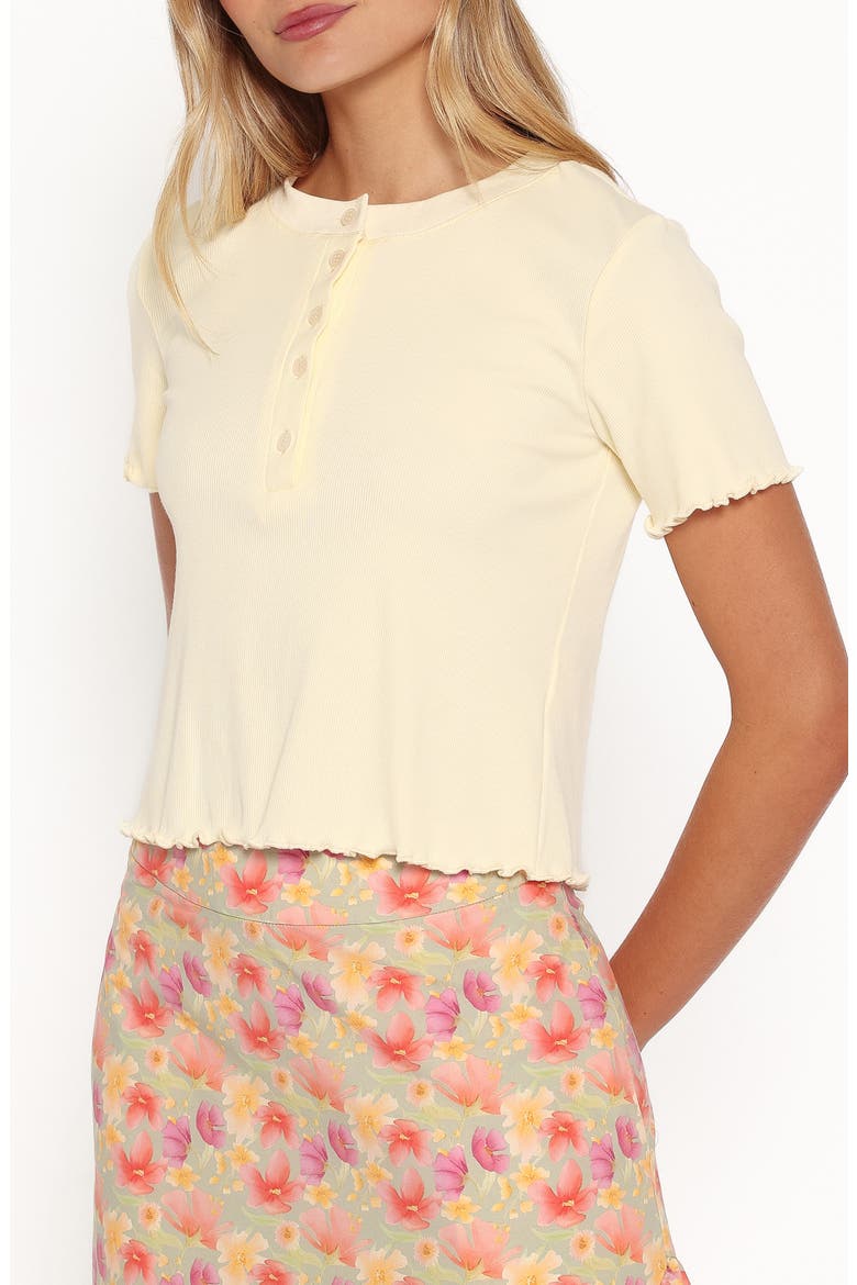 Walsh Henley Knit Top, Alternate, color, BUTTER YELLOW