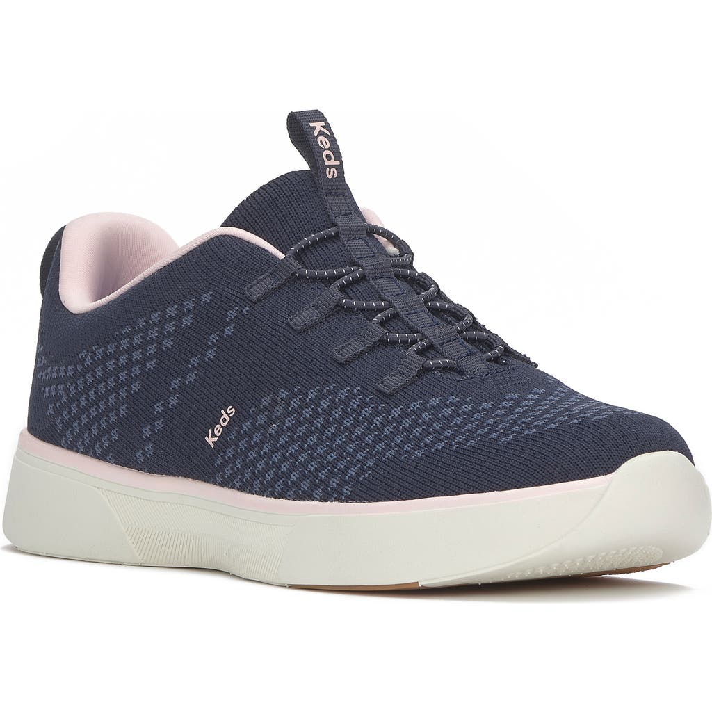 Keds® Bliss Sneaker in Navy Blazer/Pink Knit  product