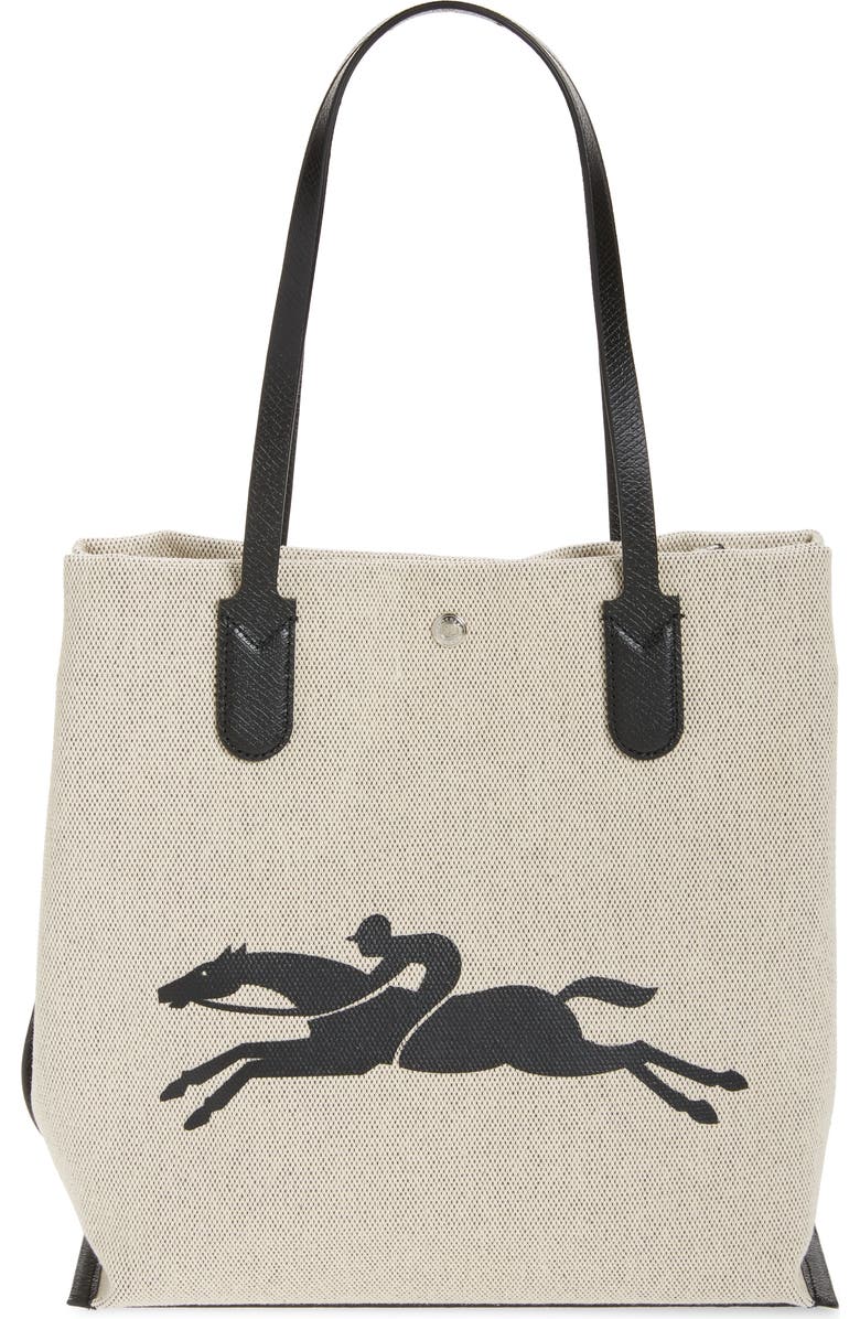 Longchamp Essential Toile Tote, Alternate, color, Ecru