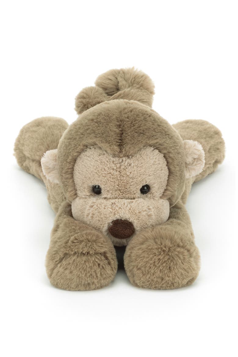 Smudge Monkey Plushie, Alternate, color, BROWN