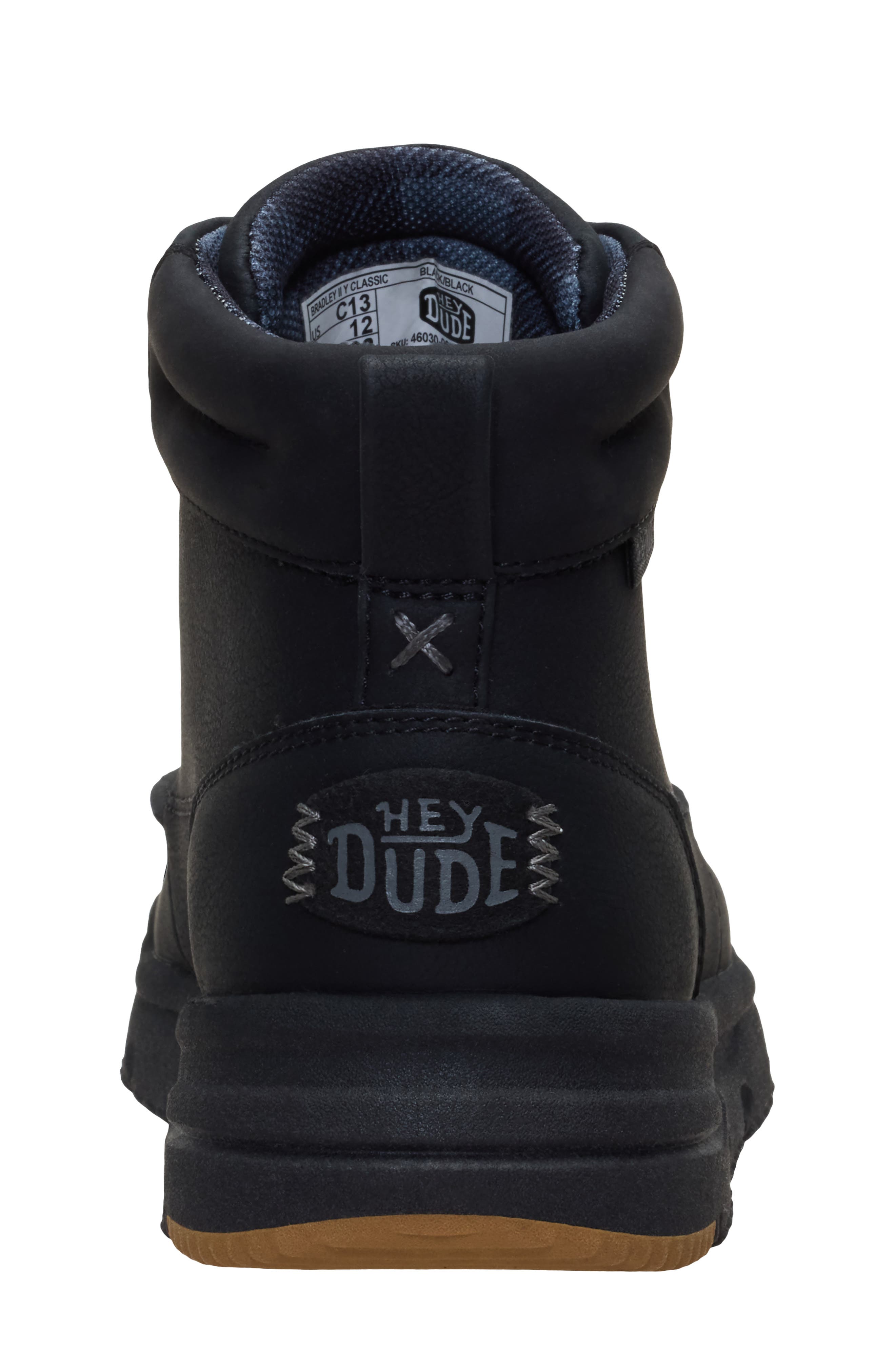 Kids' Bradley II Water Repellent Classic Boot, Alternate, color, BLACK